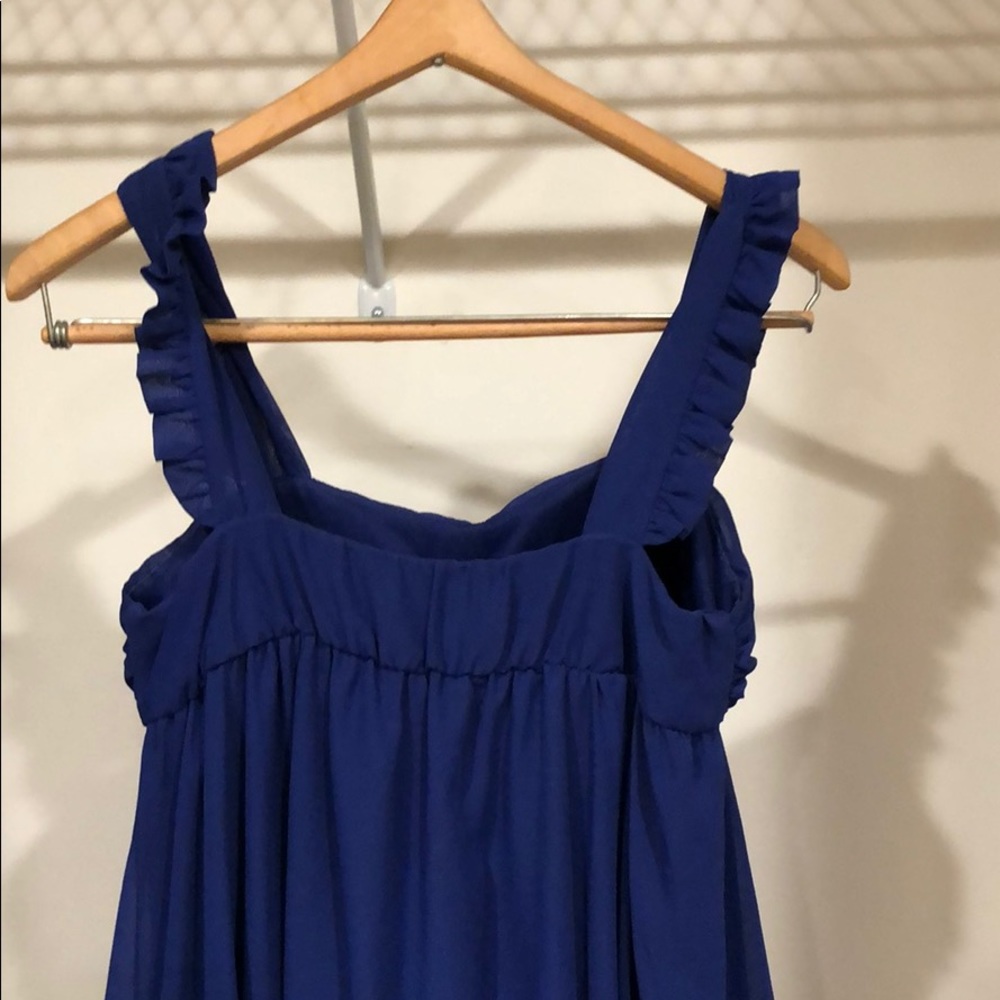 Blue Cocktail Dress - Picture 3 of 5